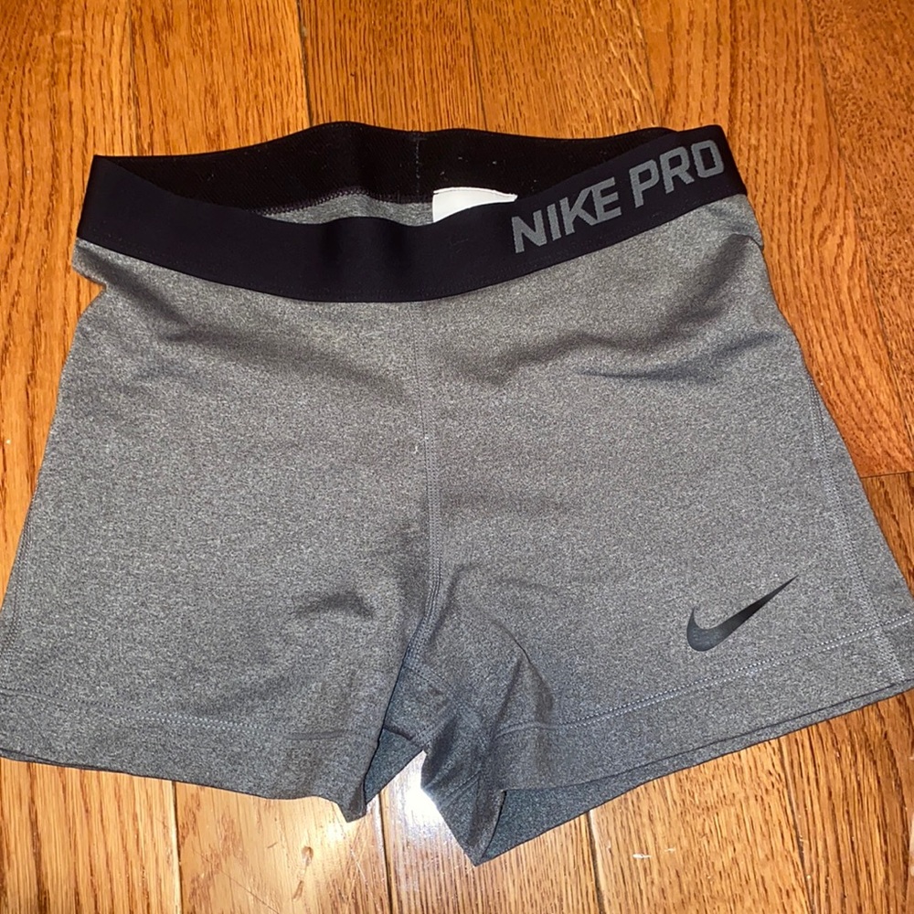 grey nike pros